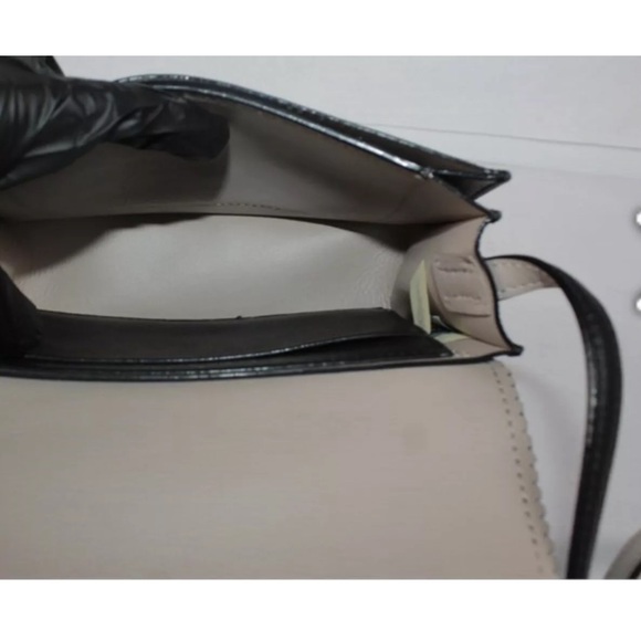 kate spade new york Kirk Park Saffiano Veronique Crossbody - Black/White - Picture 9 of 13